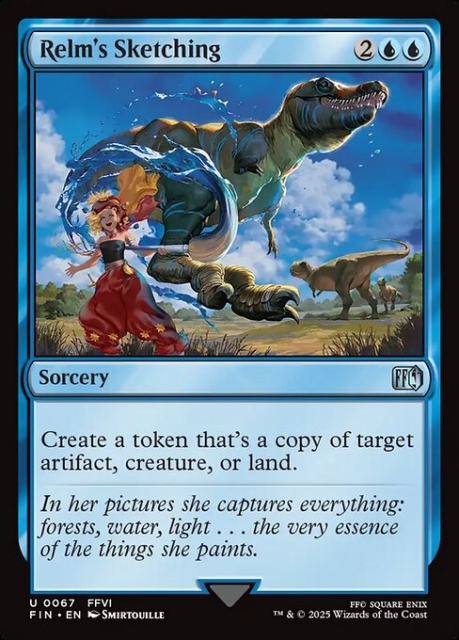 Relm's Sketching in the group Magic the Gathering / Sets / Final Fantasy Drop / Final Fantasy at Proxyprinters.com (103609)