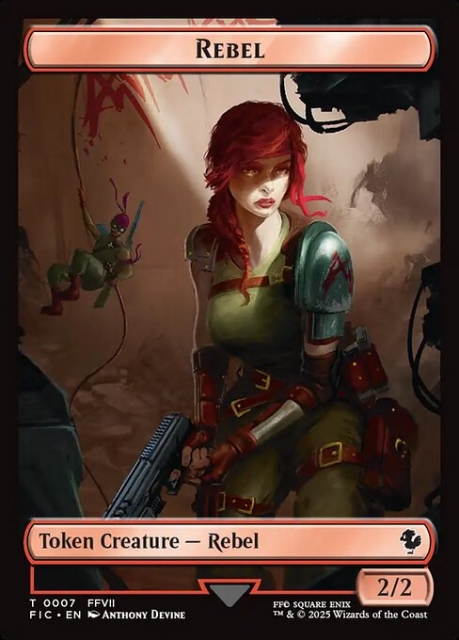 Rebel in the group Magic the Gathering / Sets / Final Fantasy Drop / Final Fantasy Commander Tokens at Proxyprinters.com (103610)