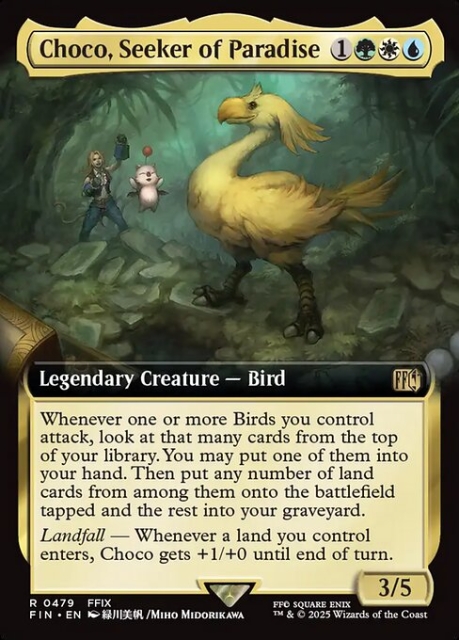 Choco, Seeker of Paradise in the group Magic the Gathering / Sets / Final Fantasy Drop / Final Fantasy at Proxyprinters.com (103613)