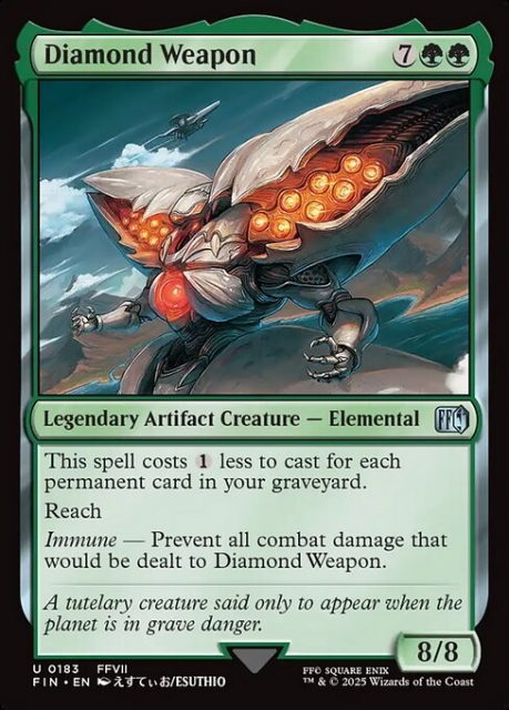 Diamond Weapon in the group Magic the Gathering / Sets / Final Fantasy Drop / Final Fantasy at Proxyprinters.com (103618)