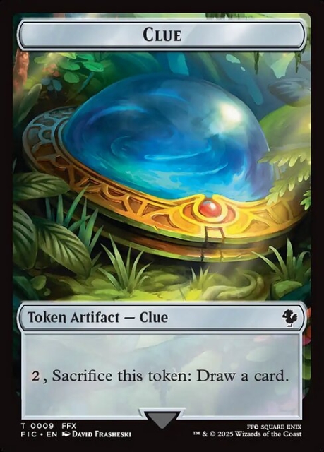 Clue in the group Magic the Gathering / Sets / Final Fantasy Drop / Final Fantasy Commander Tokens at Proxyprinters.com (103625)