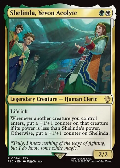 Shelinda, Yevon Acolyte in the group Magic the Gathering / Sets / Final Fantasy Drop / Final Fantasy Commander at Proxyprinters.com (103628)