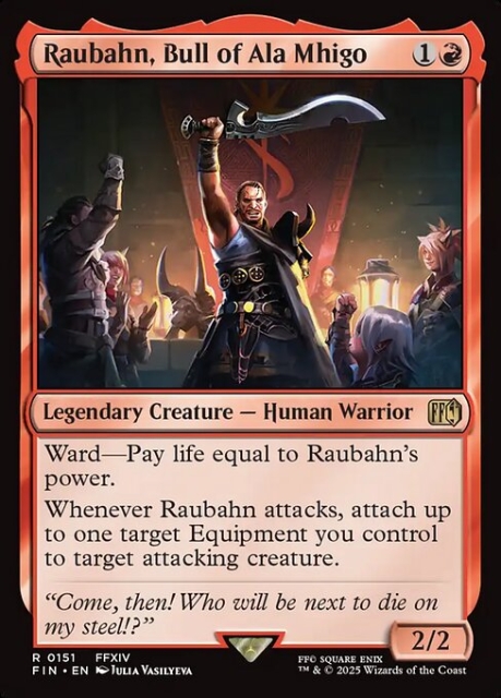 Raubahn, Bull of Ala Mhigo in the group Magic the Gathering / Types / Creatures / Human at Proxyprinters.com (103629)