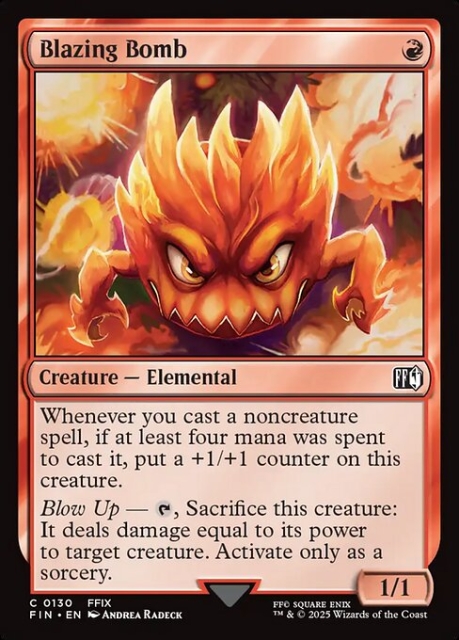 Blazing Bomb in the group Magic the Gathering / Sets / Final Fantasy Drop / Final Fantasy at Proxyprinters.com (103632)