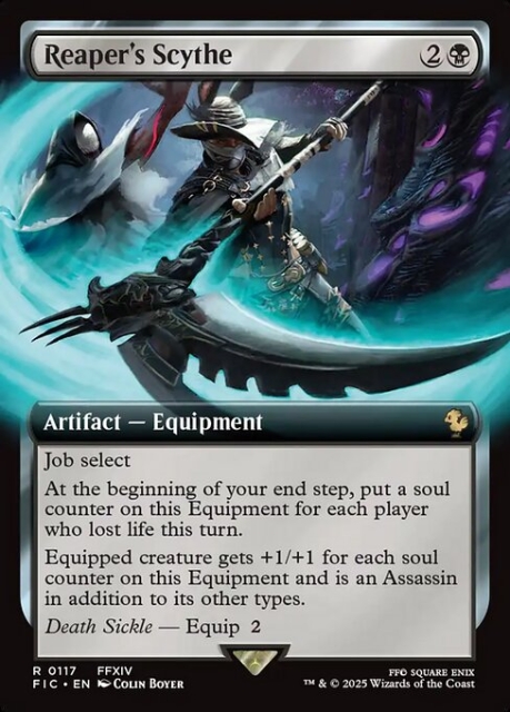 Reaper's Scythe in the group Magic the Gathering / Sets / Final Fantasy Drop / Final Fantasy Commander at Proxyprinters.com (103636)