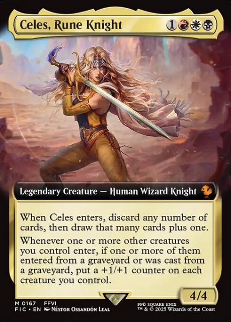 Celes, Rune Knight in the group Magic the Gathering / Sets / Final Fantasy Drop / Final Fantasy Commander at Proxyprinters.com (103639)