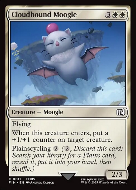 Cloudbound Moogle in the group Magic the Gathering / Singles at Proxyprinters.com (103640)