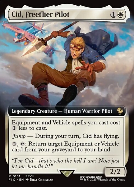 Cid, Freeflier Pilot in the group Magic the Gathering / Sets / Final Fantasy Drop / Final Fantasy Commander at Proxyprinters.com (103642)