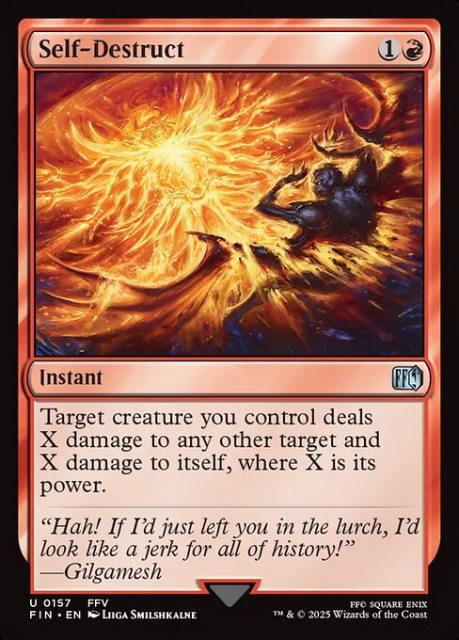 Self-Destruct in the group Magic the Gathering / Sets / Final Fantasy Drop / Final Fantasy at Proxyprinters.com (103653)