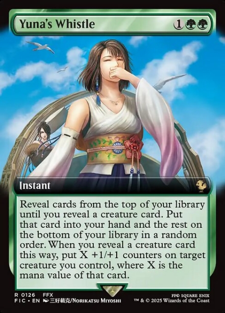 Yuna's Whistle in the group Magic the Gathering / Sets / Final Fantasy Drop / Final Fantasy Commander at Proxyprinters.com (103656)