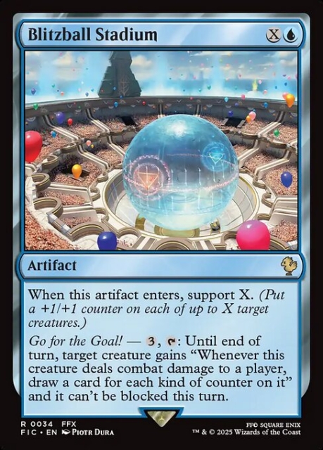 Blitzball Stadium in the group Magic the Gathering / Sets / Final Fantasy Drop / Final Fantasy Commander at Proxyprinters.com (103659)