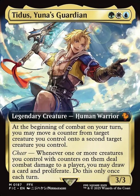 Tidus, Yuna's Guardian in the group Magic the Gathering / Sets / Final Fantasy Drop / Final Fantasy Commander at Proxyprinters.com (103660)