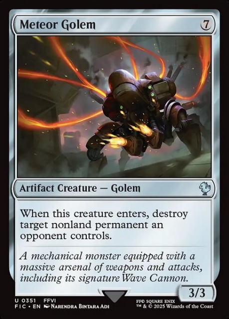 Meteor Golem in the group Magic the Gathering / Sets / Final Fantasy Drop / Final Fantasy Commander at Proxyprinters.com (103675)
