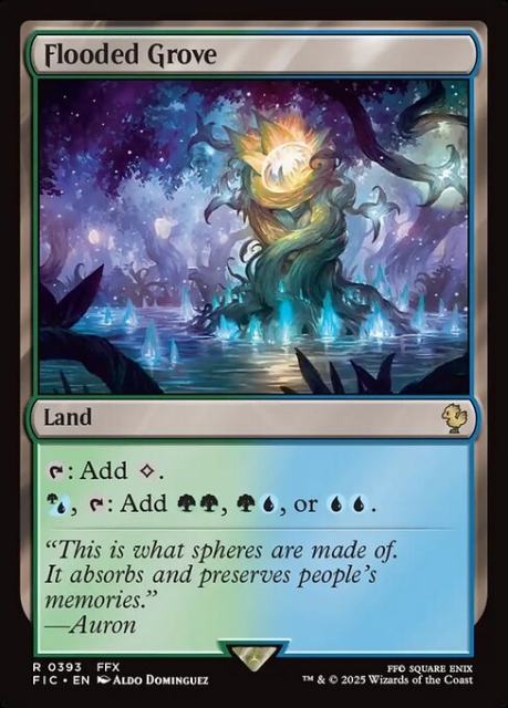 Flooded Grove in the group Magic the Gathering / Sets / Final Fantasy Drop / Final Fantasy Commander at Proxyprinters.com (103677)