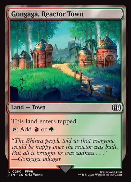 Gongaga, Reactor Town in the group Magic the Gathering / Sets / Final Fantasy Drop / Final Fantasy at Proxyprinters.com (103678)