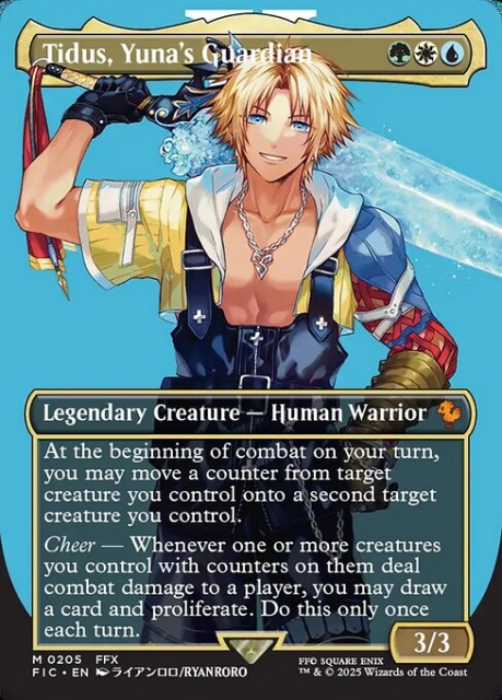 Tidus, Yuna's Guardian in the group Magic the Gathering / Sets / Final Fantasy Drop / Final Fantasy Commander at Proxyprinters.com (103687)