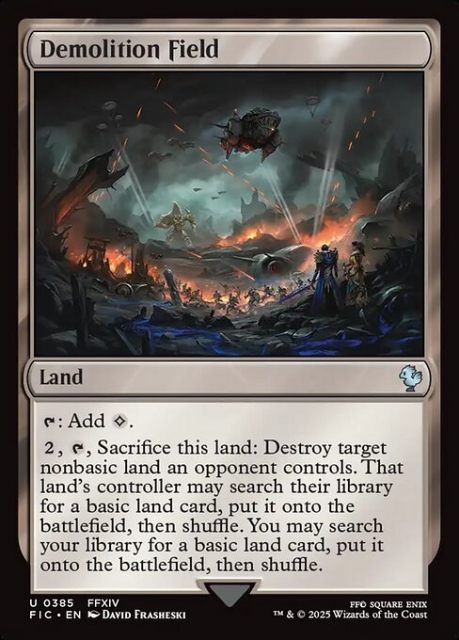Demolition Field in the group Magic the Gathering / Sets / Final Fantasy Drop / Final Fantasy Commander at Proxyprinters.com (103688)