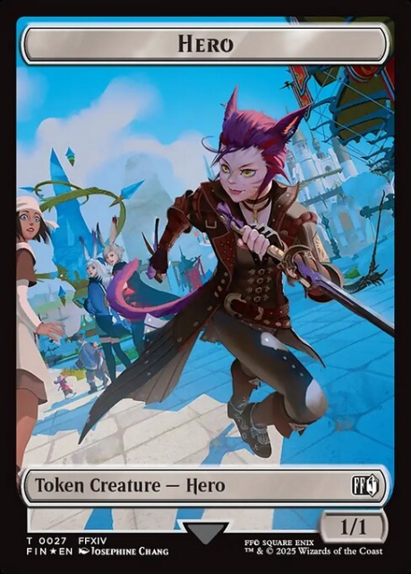 Hero in the group Magic the Gathering / Sets / Final Fantasy Drop / Final Fantasy Tokens at Proxyprinters.com (103693)