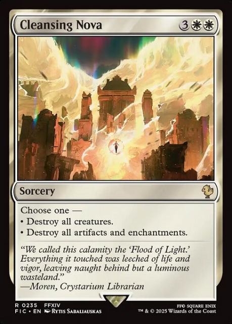 Cleansing Nova in the group Magic the Gathering / Sets / Final Fantasy Drop / Final Fantasy Commander at Proxyprinters.com (103694)
