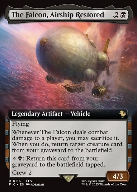 The Falcon, Airship Restored in the group Magic the Gathering / Sets / Final Fantasy Drop / Final Fantasy Commander at Proxyprinters.com (103695)