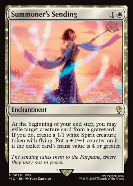 Summoner's Sending in the group Magic the Gathering / Sets / Final Fantasy Drop / Final Fantasy Commander at Proxyprinters.com (103696)