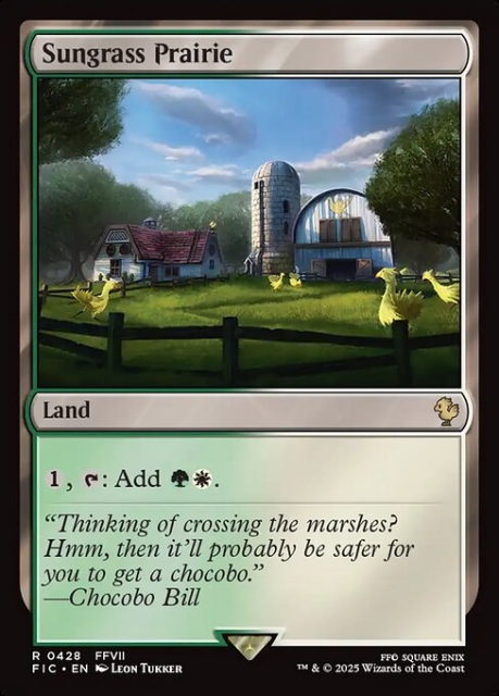 Sungrass Prairie in the group Magic the Gathering / Sets / Final Fantasy Drop / Final Fantasy Commander at Proxyprinters.com (103702)