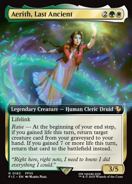Aerith, Last Ancient in the group Magic the Gathering / Sets / Final Fantasy Drop / Final Fantasy Commander at Proxyprinters.com (103704)