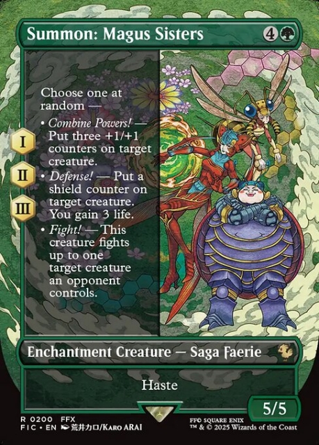 Summon: Magus Sisters in the group Magic the Gathering / Sets / Final Fantasy Drop / Final Fantasy Commander at Proxyprinters.com (103708)