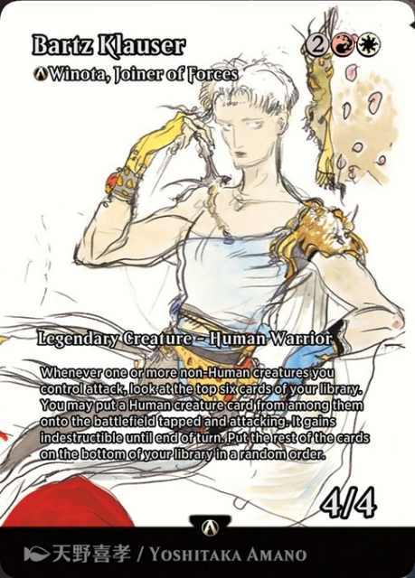 A-Winota, Joiner of Forces in the group Magic the Gathering / Sets / Final Fantasy Drop / Final Fantasy: Through the Ages at Proxyprinters.com (103711)