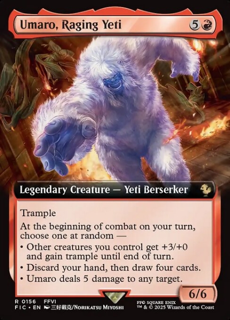 Umaro, Raging Yeti in the group Magic the Gathering / Sets / Final Fantasy Drop / Final Fantasy Commander at Proxyprinters.com (103715)