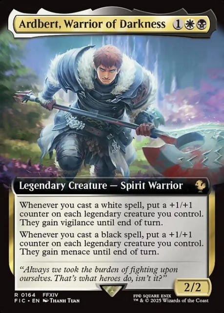 Ardbert, Warrior of Darkness in the group Magic the Gathering / Sets / Final Fantasy Drop / Final Fantasy Commander at Proxyprinters.com (103717)