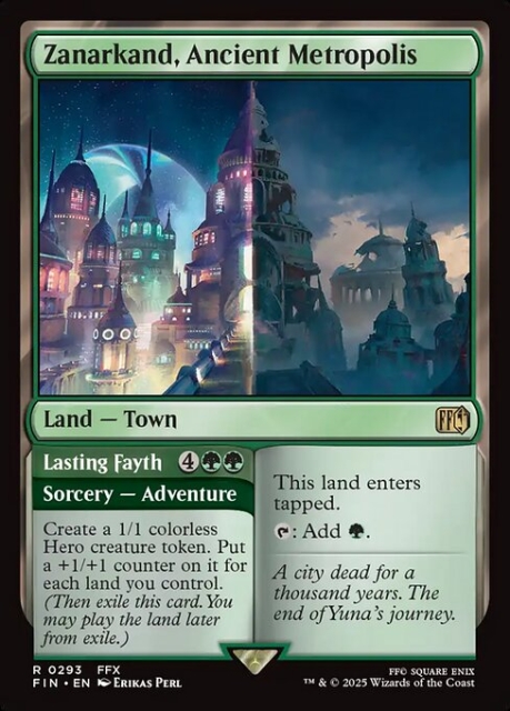 Zanarkand, Ancient Metropolis // Lasting Fayth in the group Magic the Gathering / Sets / Final Fantasy Drop / Final Fantasy at Proxyprinters.com (103722)