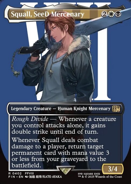 Squall, SeeD Mercenary in the group Magic the Gathering / Sets / Final Fantasy Drop / Final Fantasy at Proxyprinters.com (103723)
