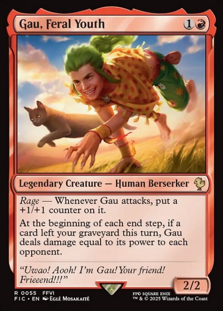 Gau, Feral Youth in the group Magic the Gathering / Sets / Final Fantasy Drop / Final Fantasy Commander at Proxyprinters.com (103725)