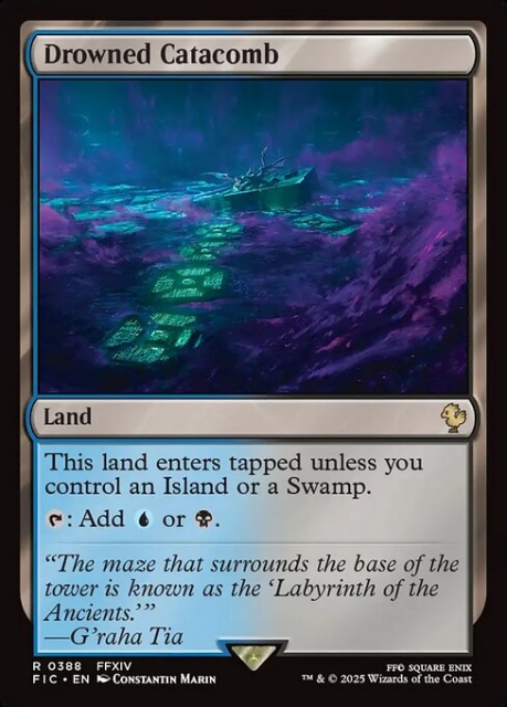 Drowned Catacomb in the group Magic the Gathering / Sets / Final Fantasy Drop / Final Fantasy Commander at Proxyprinters.com (103728)