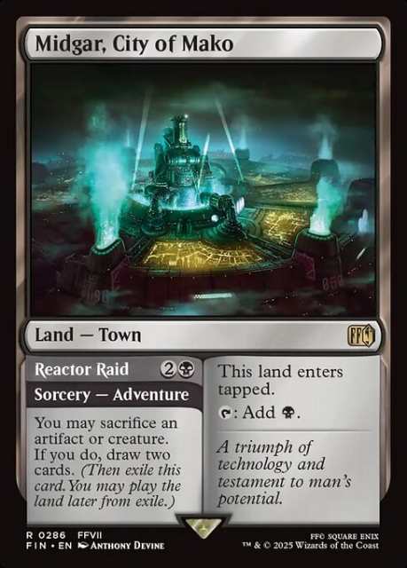 Midgar, City of Mako // Reactor Raid in the group Magic the Gathering / Sets / Final Fantasy Drop / Final Fantasy at Proxyprinters.com (103730)