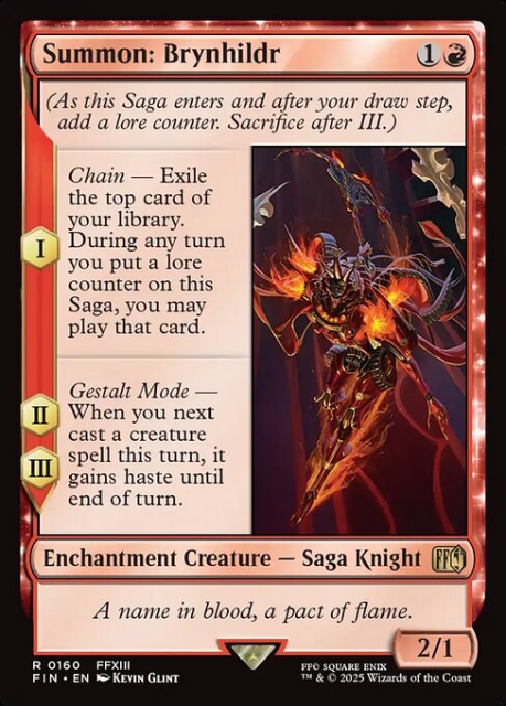 Summon: Brynhildr in the group Magic the Gathering / Sets / Final Fantasy Drop / Final Fantasy at Proxyprinters.com (103731)