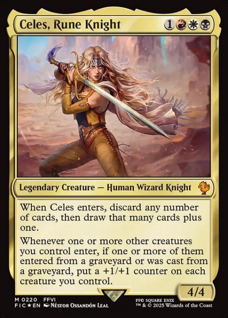 Celes, Rune Knight in the group Magic the Gathering / Sets / Final Fantasy Drop / Final Fantasy Commander at Proxyprinters.com (103732)
