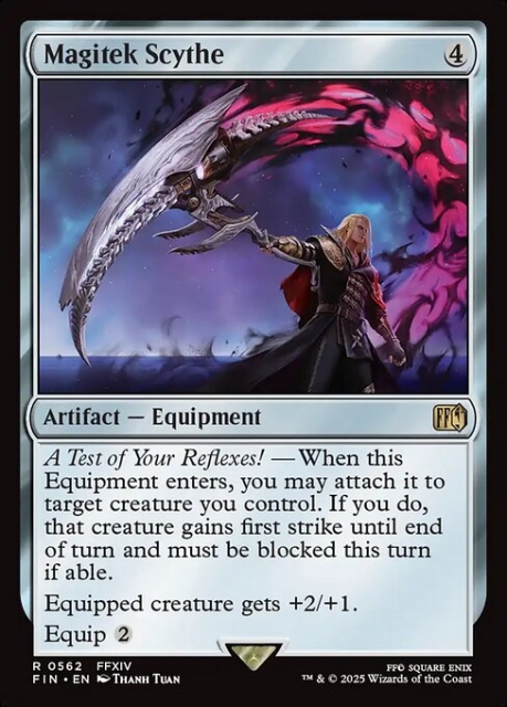 Magitek Scythe in the group Magic the Gathering / Sets / Final Fantasy Drop / Final Fantasy at Proxyprinters.com (103734)