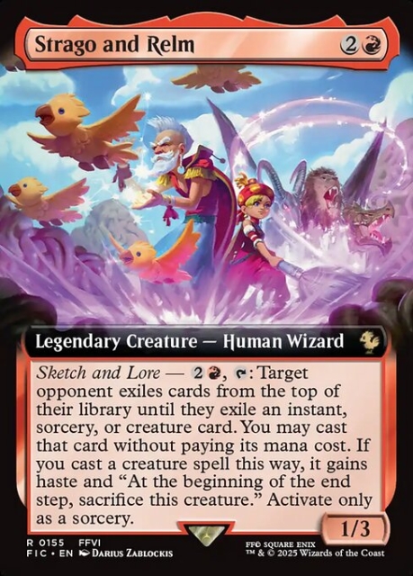 Strago and Relm in the group Magic the Gathering / Sets / Final Fantasy Drop / Final Fantasy Commander at Proxyprinters.com (103735)