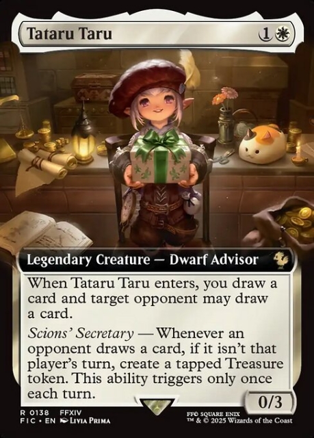 Tataru Taru in the group Magic the Gathering / Sets / Final Fantasy Drop / Final Fantasy Commander at Proxyprinters.com (103737)