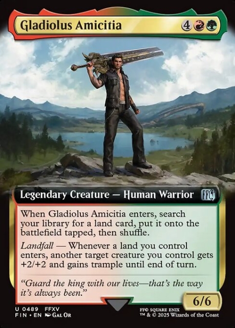 Gladiolus Amicitia in the group Magic the Gathering / Sets / Final Fantasy Drop / Final Fantasy at Proxyprinters.com (103748)