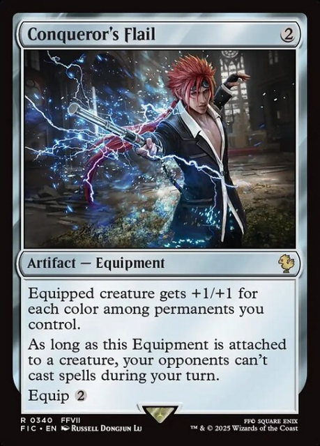 Conqueror's Flail in the group Magic the Gathering / Sets / Final Fantasy Drop / Final Fantasy Commander at Proxyprinters.com (103749)