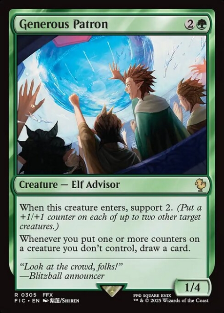 Generous Patron in the group Magic the Gathering / Sets / Final Fantasy Drop / Final Fantasy Commander at Proxyprinters.com (103753)