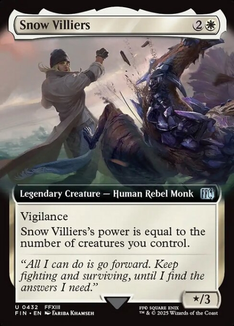 Snow Villiers in the group Magic the Gathering / Sets / Final Fantasy Drop / Final Fantasy at Proxyprinters.com (103759)