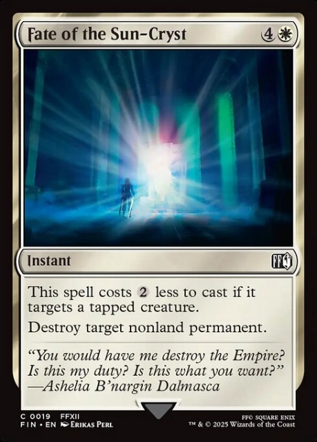 Fate of the Sun-Cryst in the group Magic the Gathering / Sets / Final Fantasy Drop / Final Fantasy at Proxyprinters.com (103761)