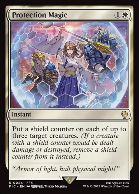 Protection Magic in the group Magic the Gathering / Sets / Final Fantasy Drop / Final Fantasy Commander at Proxyprinters.com (103766)