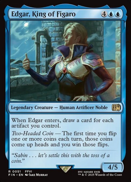 Edgar, King of Figaro in the group Magic the Gathering / Types / Creatures / Human at Proxyprinters.com (103782)