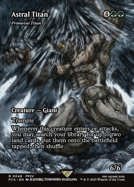 Primeval Titan in the group Magic the Gathering / Sets / Final Fantasy Drop / Final Fantasy: Through the Ages at Proxyprinters.com (103791)