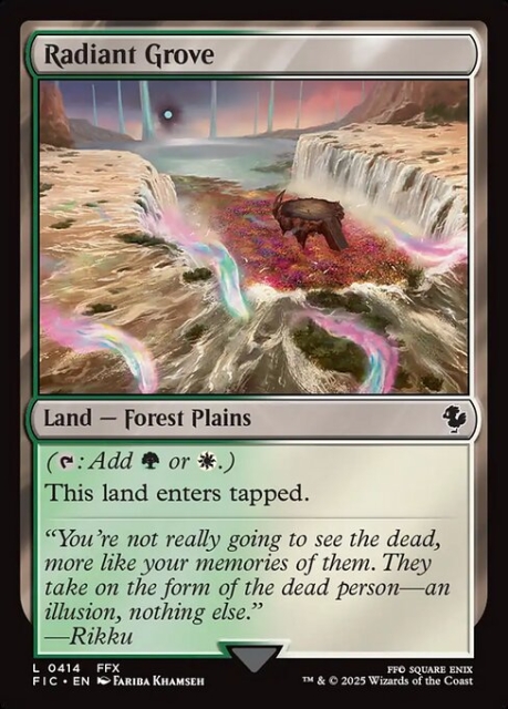 Radiant Grove in the group Magic the Gathering / Sets / Final Fantasy Drop / Final Fantasy Commander at Proxyprinters.com (103792)
